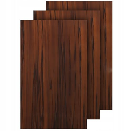 PDmedia Möbelfolie Selbstklebend 61x300 cm Nussbaum – PVC Klebefolie für Möbel, Türen & Küchen, Wasserfeste Dekofolie, Arbeitsplattenfolie