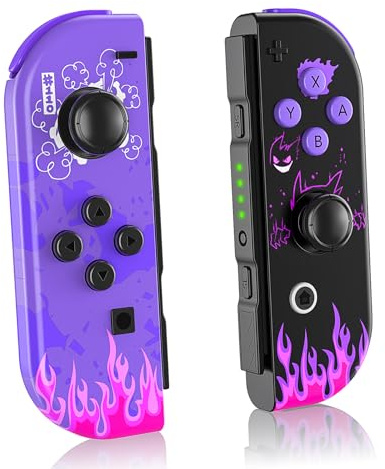 AFMVV Replacement for Switch Controller, Left Right Wireless Controller Compatible with Nintendo Switch/OLED/Lite,with 6-Axis Gyro, Vibration, Motion Control, Wake-up, Screenshot