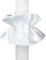 Celebration Kerze Tropfschutz weiß Satin KS-020 - Blumig, Ornate, Geblümt, Röhre, Dekokerze