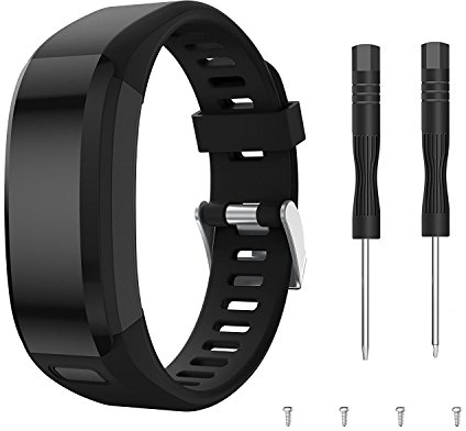 Supore Armband Kompatibel mit Vivosmart HR Armband, Zubehör, verstellbar, weiches Silikon, Ersatzarmband für Vivosmart HR Smart Sport Uhr