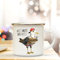 ilka parey wandtattoo-welt Emaille Becher Camping Tasse Maritim mit surf Möwe & Spruch Motto Watt mutt dat mutt Kaffeetasse Zitat Geschenk eb146