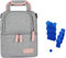 Zyorenc Bolso Isotérmica para Biberón Leche Materna Almuerzo Mochila de Calentamiento, 2 Bolsas de Hielo Incluidas
