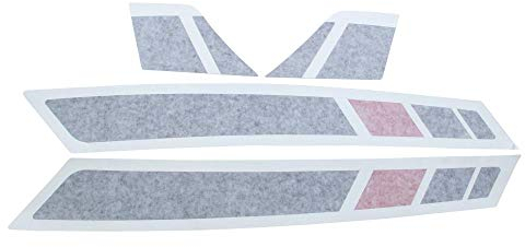 Aufkleber Aufklebersatz Super Sport Sticker kompatibel mit original Vespa GTS 125 250 300 2H001925000A1 schwarz, weiß, rot 4 teilig