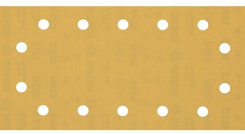 Bosch 50x EXPERT C470 Sandpaper (for Paint on wood, Hardwood, Ø 115x230 mm, Grit 320, Professional Accessory Orbital Sander)