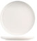 Cosy & Trendy Assiette plate en Grès Baltic, blanc, D27 cm