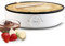 Mellerware - Crepera profesional Slurpy! 1200W | Superficie Antiadherente | Maquina electrica crepes | Termostato regulable | Esparcidores de Madera | Portatil | Maker de comida americana | Blanco