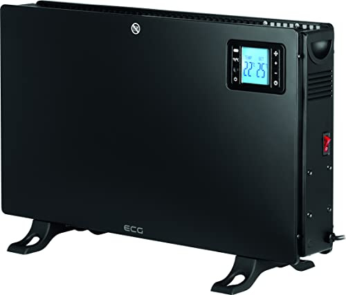 ECG TK 2080 DR Black - Calefactor convector, color blanco