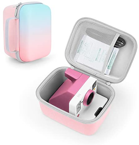 Yinke Case for Polaroid Originals Now I-Type Instant/Onestep+/Now +/Onestep 2 Cameras, Portable Carrying Hard Case Travel Protective Cover Storage Bag(Gradient)