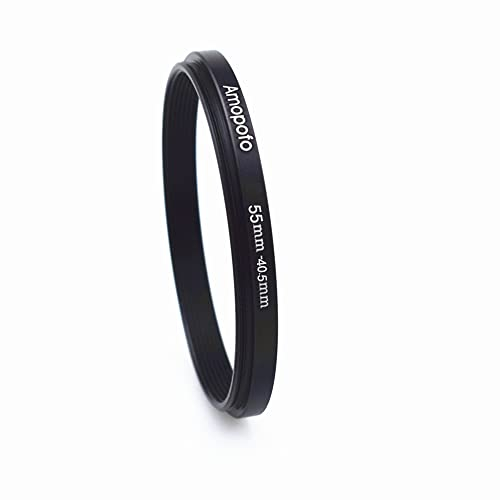 55mm-40.5mm Filtro per obiettivo da,compatibile con tutti gli obiettivi della fotocamera da 55mm con UV,ND,CPL da 40.5mm,in materiale fresato CNC (55mm a 40.5mm)