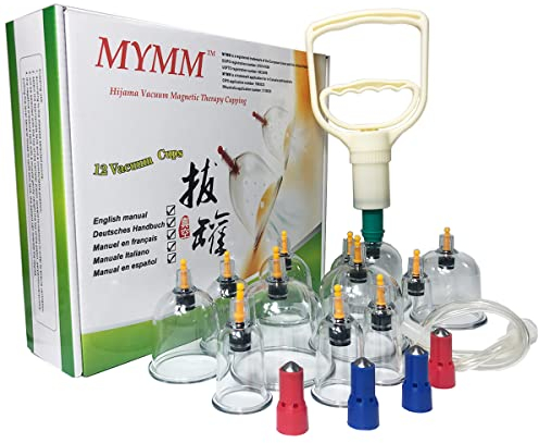 26 juegos de ventosas biomagnéticas tradicionales profesionales chinas terapia masaje juego de ventosas hogar extracción kit de ventosas al vacío/masaje chino Hijama succión (12)