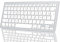 OMOTON Clavier sans Fil Bluetooth pour Mac, pour Apple MacBook Pro, MacBook Air, iMac, iMac Pro, Mac Mini, Clavier AZERTY Compact et Ultra Mince, Argent