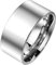 Mianova Herren Band Ring Edelstahl Bandring Herrenring Partnerring Biker Rocker Extra Breit hochglanz poliert Daumenring Silber Größe 62 (19.7)