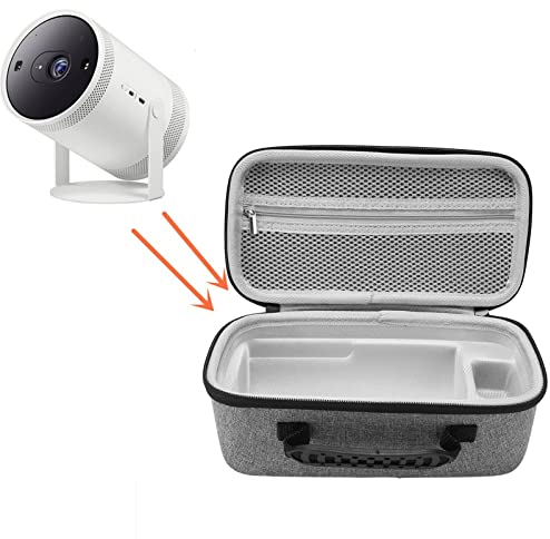 Projecteur Case Projecteur Sac de Transport pour Nebula Capsule 3Laser 1080P Projecteur, Portable Étanche Shakeproof Travel Hard Case Projector Protective Bag