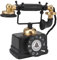 Telefono Vintage in Stile Europeo, Telefono da Scrivania Antico Vecchio Stile, Telefono di Casa con Cornetta con Quadrante Antico, Telefono Decorativo per Ufficio Domestico (-14)