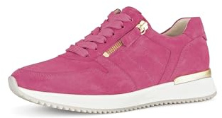 Gabor Damen Low-Top Sneaker, Frauen Halbschuhe,Wechselfußbett,Best Fitting,straßenschuhe,Strassenschuhe,Sportschuhe,pink (Gold),37 EU / 4 UK