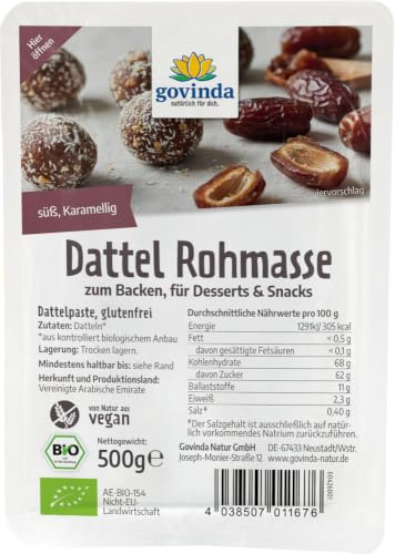 Dattel Rohmasse 2 x 500 g