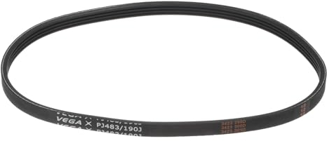 QUARKZMAN Cinghia a Coste V 190J4 Pj, 4 Coste, Lunghezza 19 x Larghezza 0.37 x Altezza 0.14, Cinghia Poly V Epdm, Cinghia a Coste Multipla Micro V Serpentina