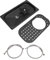 Enjuagadora de Jarra, Enjuagadora de Vidrio de Acero Inoxidable 304 Lavadora de Tazas Enjuagadora de Limpieza de Vidrio Lavado a Alta Presión con Manguera de Bandeja de (BLACK)