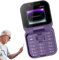 ZHUMCCY Téléphone Portable pour Personnes Âgées, 2024 Téléphone Pliable pour Personnes Âgées 2 Carte S-I-M Nouveau Téléphone Portable À Rabat avec Caméra Arrière HD
