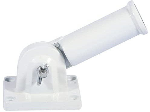 Wandhalterung, Verstellbare Halterung, Edelstahl-Fahnenmast, Windsack-Basis mit Schrauben