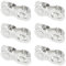 Bike Chain Links,3 Pairs Bicycle Chain Quick Link Bicycle Chain Master Link Quick Split Chain Repair Links 9 Speed Chain Cycling Accessory for Mountain Bike Chain Road Bike Chain Reusable