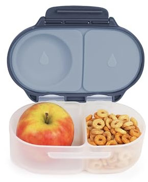 b.box Porta Merenda | Mini Bento Box con 2 Scomparti a Prova di Perdite | Porta Pranzo e Porta Merenda Bambini Scuola | Lunch Box Bambini Adatto a Frutta Intera | Senza BPA
