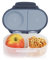 b.box Snackbox | Mini Bento Lunch Box with 2 Leakproof Compartments | Ideal for Toddlers, Kids Lunch & Snacks | Fits Whole Piece of Fruit | BPA Free