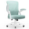 Topiake Bürostuhl,Schreibtischstuhl Bürostuhl Ergonomisch mit Einstellbarer Lendenstütze,klappbaren Armlehnen,Drehstuhl mit Wippfunktion,höhenverstellbarer schreibtischsessel,Bürostuhl 150kg,Blaugrün