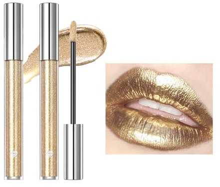 Diamond Liquid Lip Glaze Lippenbalsam Hydrating Lip Gloss Voluminöser Lippen Balsam, Glitzernd Glänzend Aufpolsternder Lipgloss Pflegender Lip Oil Lippenbalsam, Lang Anhaltend Und Nicht Klebend (4#)