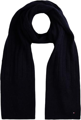 Tommy Hilfiger Damen Th Flag Fluffy Scarf Aw0aw17787 Mittelschwerer Schal (1er Pack)