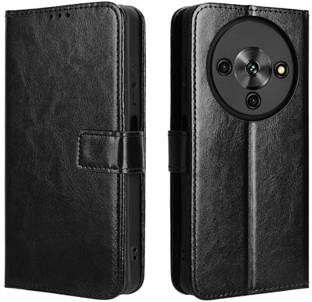 Heioloo Funda para ZTE Blade A76 5G Carcasa PU Cuero Magnética con Soporte y Cartera para Tarjetas [Anti-arañazos] [Protección Completa]