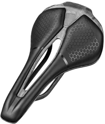 Carbon 3D-Druck Ultraleichter Fahrradsattel, 115 G Hohl, Atmungsaktiv, 250 X 150 Mm For MTB-Schotterstraßen(Carbon EVA Saddle)