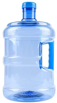 Syglawnd Récipient d'eau, bouteille d'eau en plastique réutilisable de 5 L, bouteille de récipient pichet capacité pour le camping et la randonnée