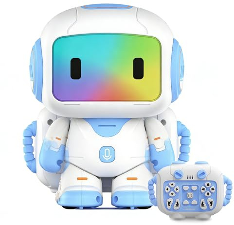 Programmierbarer Ferngesteuerter Roboter, Wiederaufladbarer, Multifunktionaler, Interaktiver Roboter Mit Tanz, Musik, LED-Augen, Ferngesteuertes Spielzeug Für Ju-ngen Und Mädchen Ab 3 Jahren