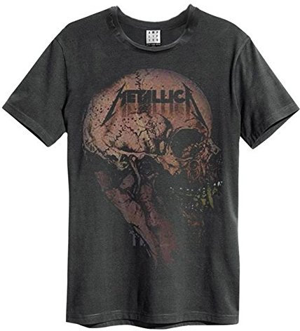 Amplified - Metallica Herren T-Shirt - Sad but True (Grau) (S-XL) (M)