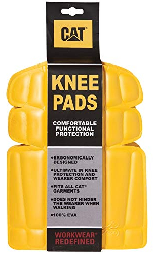 Caterpillar CAT Rodilleras, Amarillo, Talla Uni