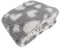 CB Home & Style Kuscheldecke Lammfell-Optik Herzen grau weiß XXL 150 x 200 cm Decke weich