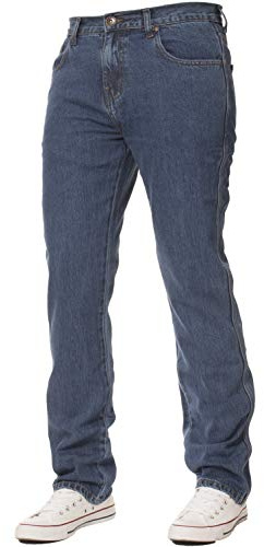 Kruze Herren-Jeans, gerades Bein, normale Passform, Denim-Hose, alle großen Größen