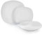 Barazzoni 82000701, 18-teiliges Geschirrset für 6 Tische, Porzellan, weiß