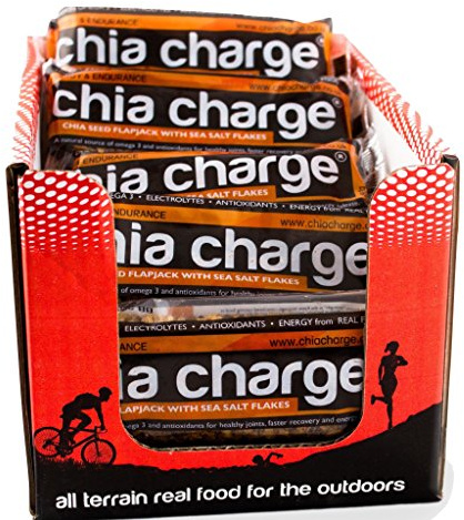 Chia Seed Energy Flapjacks 23 Bars in a Box Salted Caramel, Banana, Berry No Added Sugar, Original Sea Salt