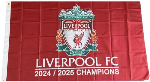 Lfc Liverpool FC colours flag 5 x 3