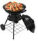 WOLTU Kugelgrill Holzkohlegrill mit Deckel, φ42 cm Grillfläche, Kohlegrill Grillwagen mit einstellbarer Luftzufuhr, BBQ Smoker Grill für Camping, Metall, Schwarz