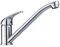 Kitchen Sink Mixer Tap Single Lever with Long Swivel Spout Monobloc Faucet Solid Brass Body Chrome Kitchen Mixer Taps 1 Hole