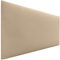 DHOME Kopfteil aus Kunstleder oder Stoff AQUALINE Glattes gepolstertes Kopfteil Luxusbett Kopfteil (Kuntsleder Beige, 110cm (Betten 80/90/105))
