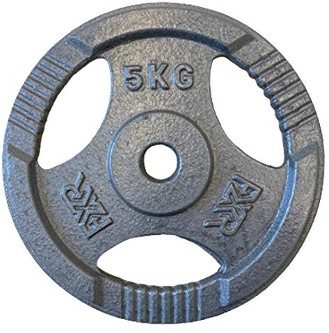 FXR Sports Tri Grip Cast Iron 1 Standard Weight Plates (2 x 5kg)