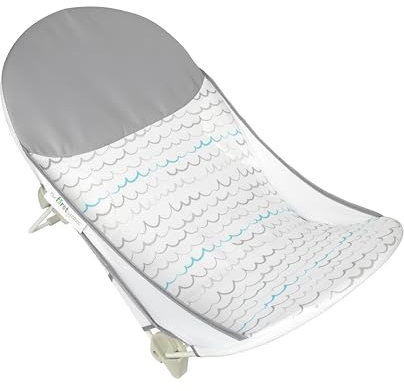 The First Years Sure Comfort - Bagnino pieghevole per bambini, sedile antiscivolo, per lavandino o vasca da bagno