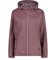 CMP - Giacca Donna Con Cappuccio Antipioggia, Plum, M