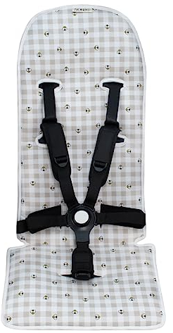 JYOKO KIDS Colchoneta de Algodón 100% para cochecito y Silla de paseo Compatible con Bugaboo Butterfly (Picnic Vichy)