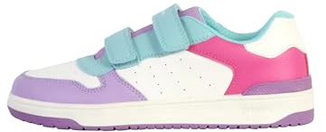 Geox JUNIOR J WASHIBA Girl Low Easy Entry Lilac/Aqua 28_EU