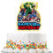 Avengers Cake Toppers for Boys 10th Birthday Decorations,Superhero Cartoon Themed Birthday Party Avenger Cake Toppers,Happy 10th Birthday Cake Toppers for Boy,Girl,Hero Kids Birthday Party Favors